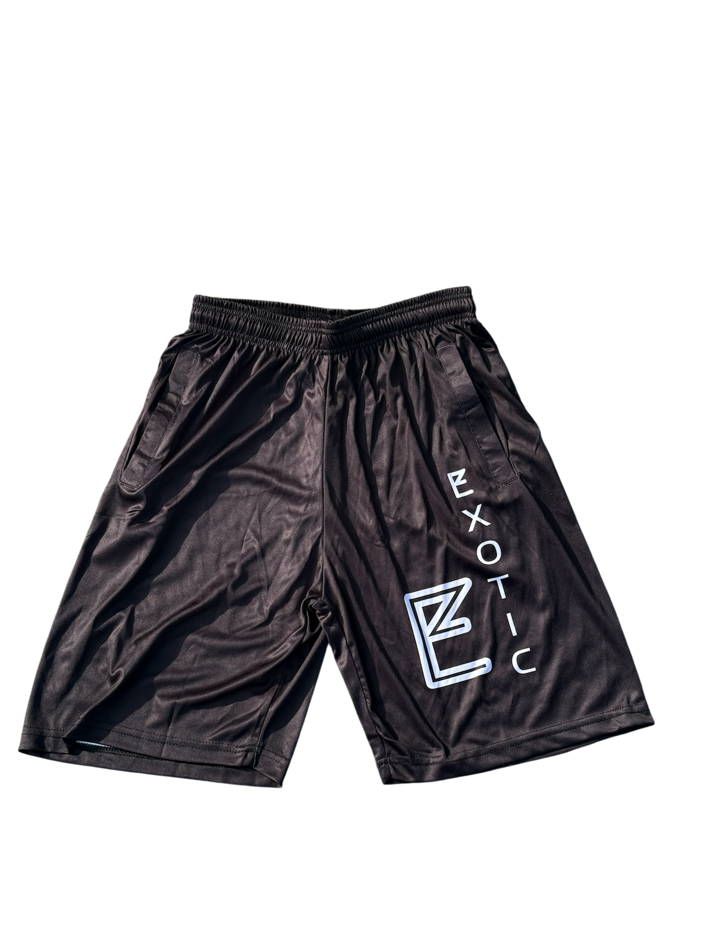 Exotic cotton fleece shorts